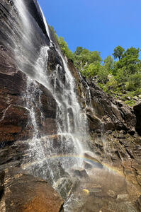 hickory nut waterfall hickory nut waterfall